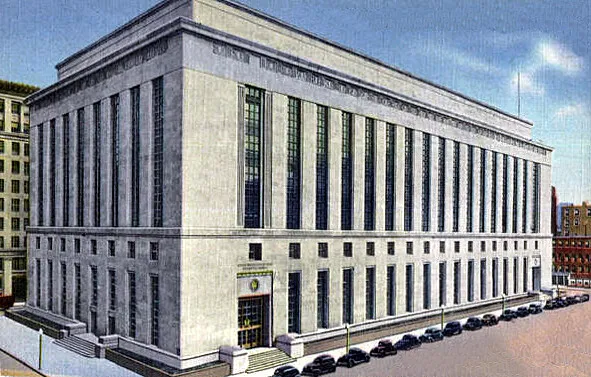 Vintage view from the southwest