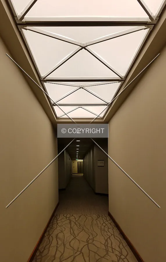Second floor hallway; November 29, 2016