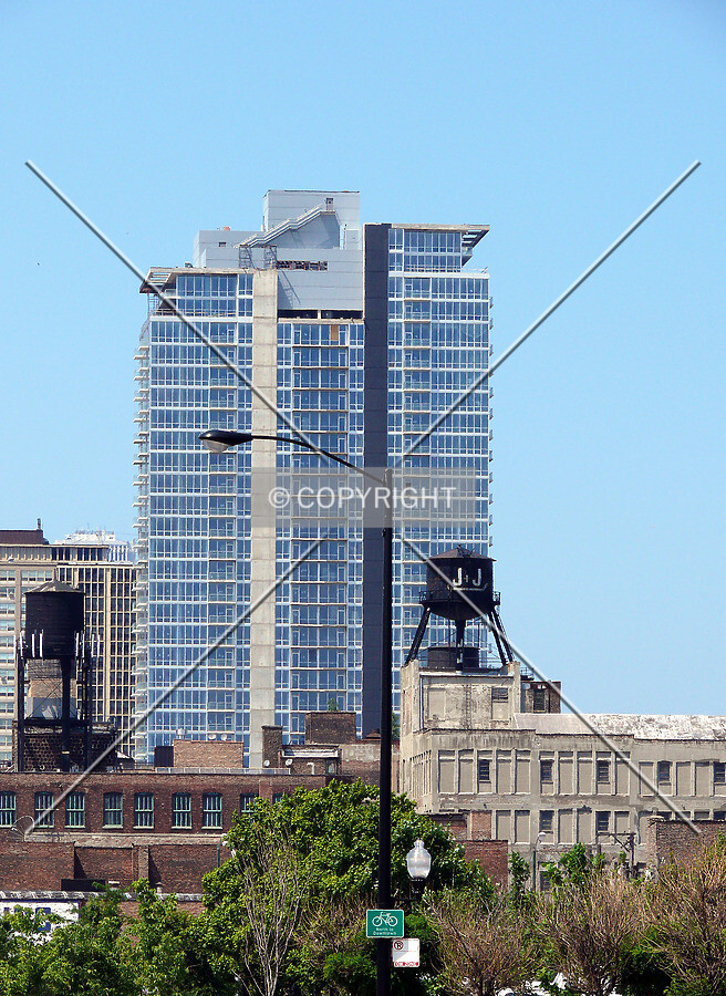 View to the north from Michigan Avenue