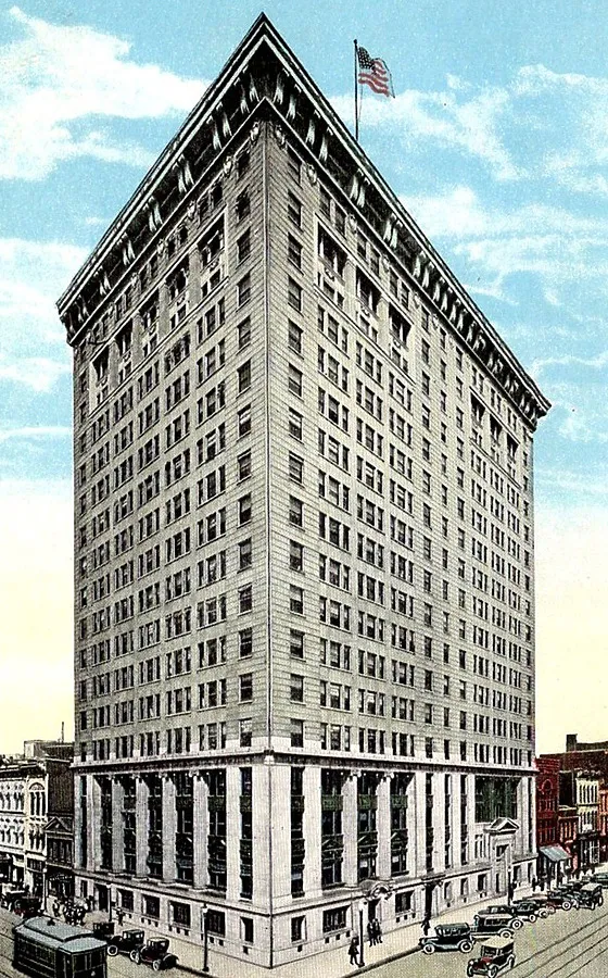 Vintage view from the southwest