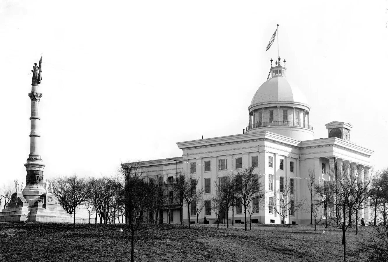 Vintage view from the northwest
