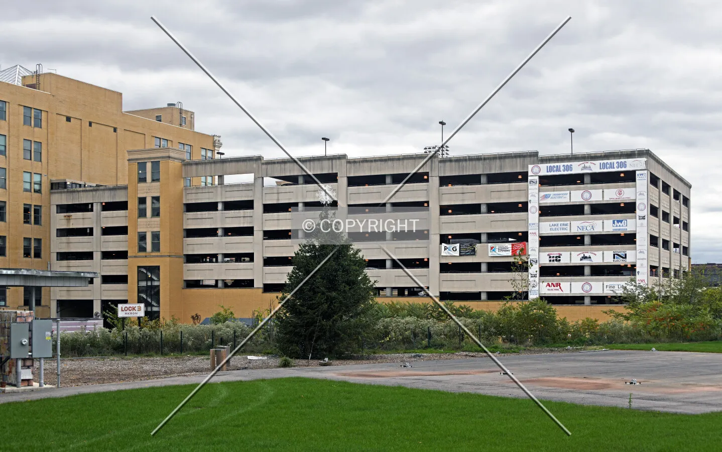 View from the north