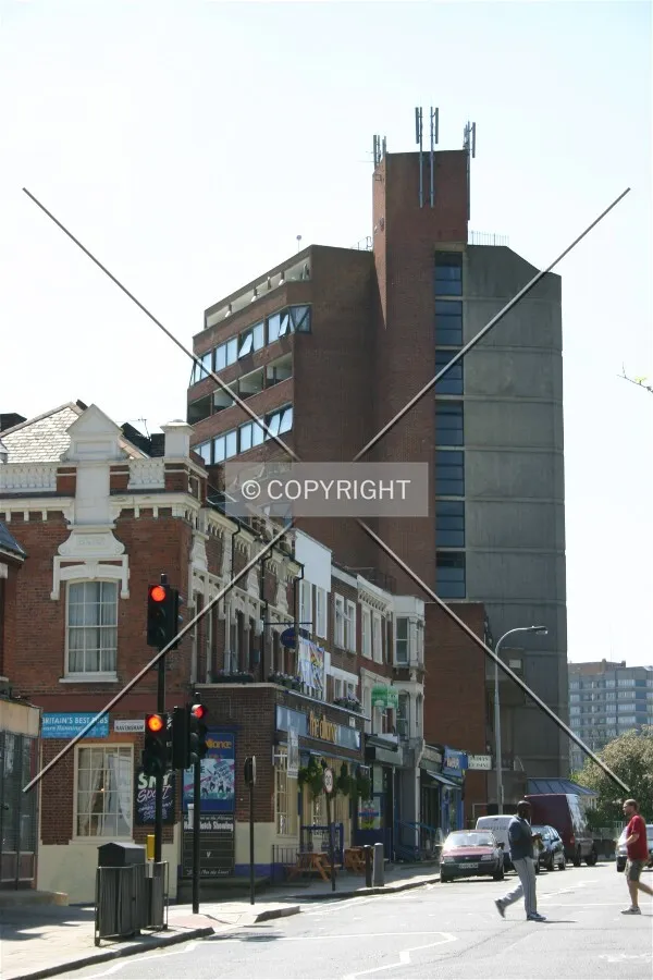 Side view from Mill Lane