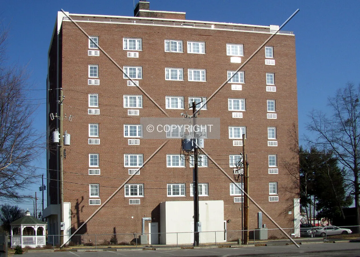 Looking north from just off Magnolia Street