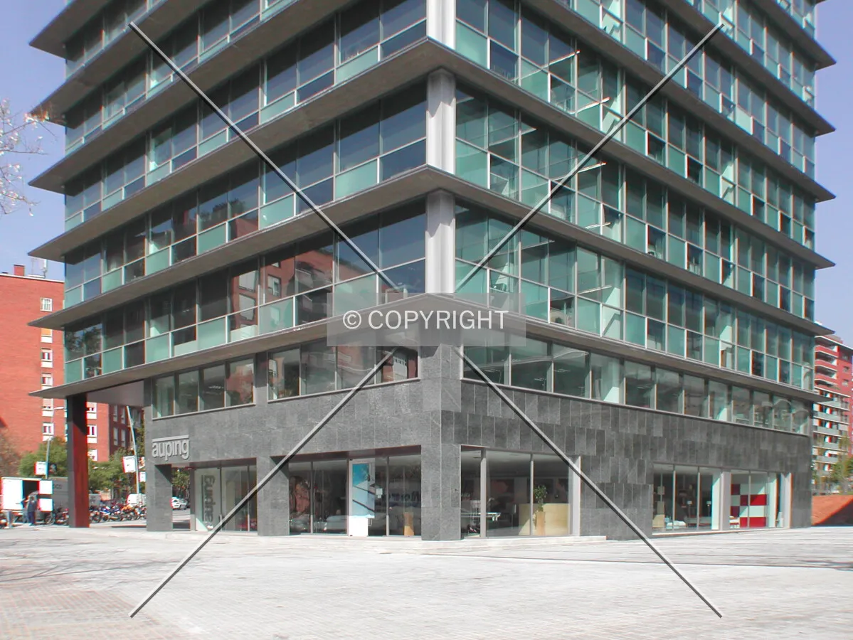 Square next to the building