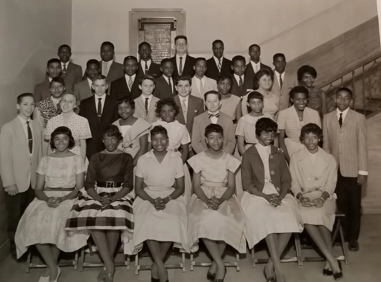 Graduating class in June 1960