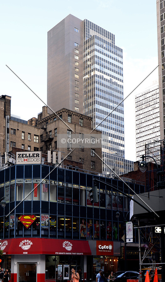 View from the southwest at Lexington Avenue and 45th Street