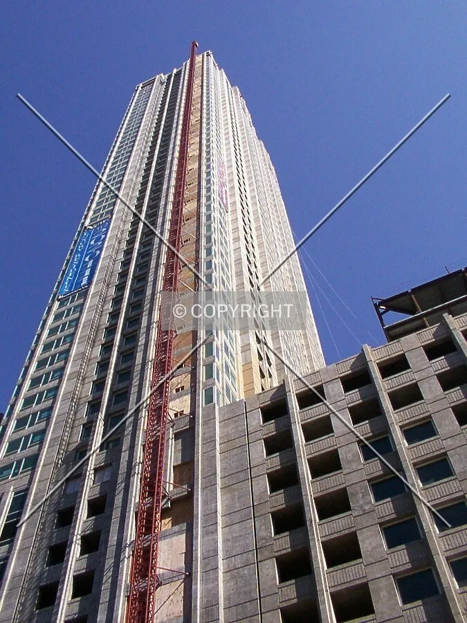 Looking up the west side