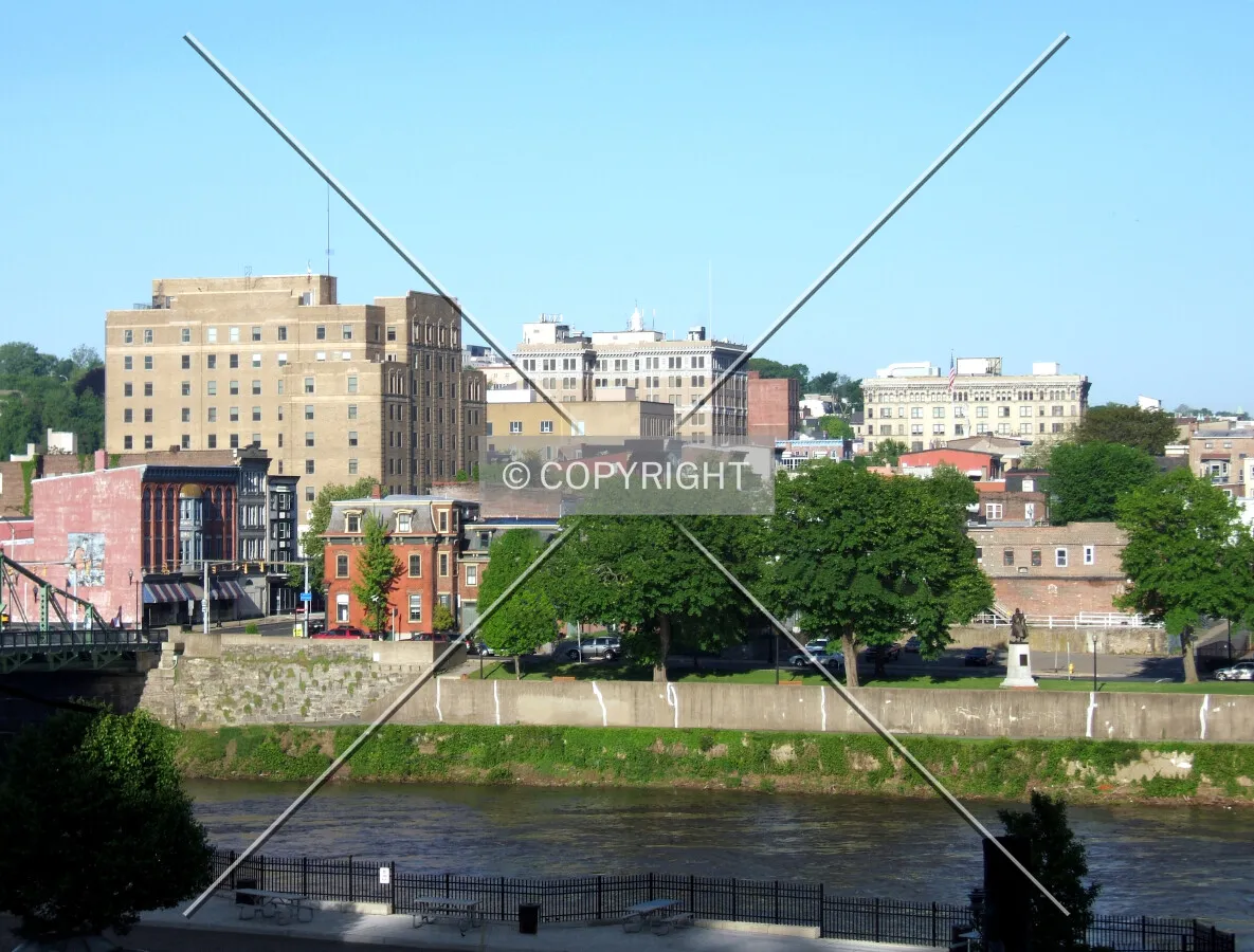 Downtown from the northeast