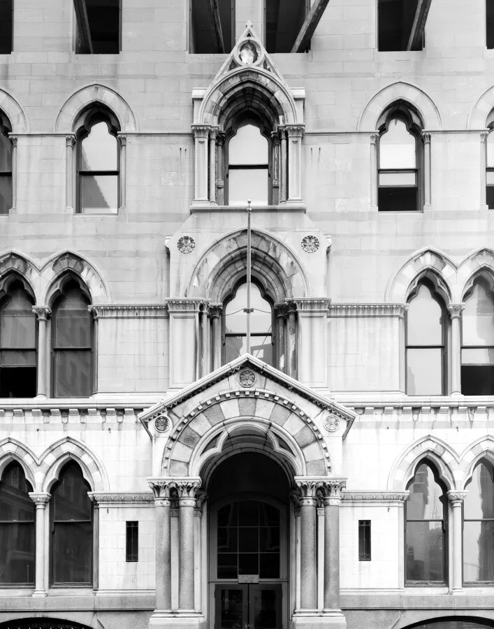 Entrance area from the west