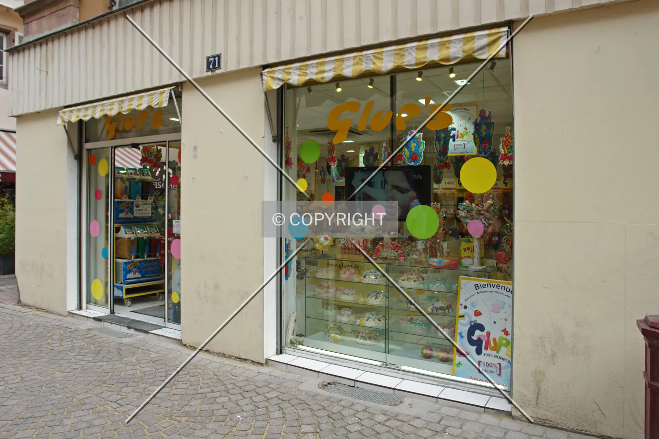 A candy shop in Strasbourg