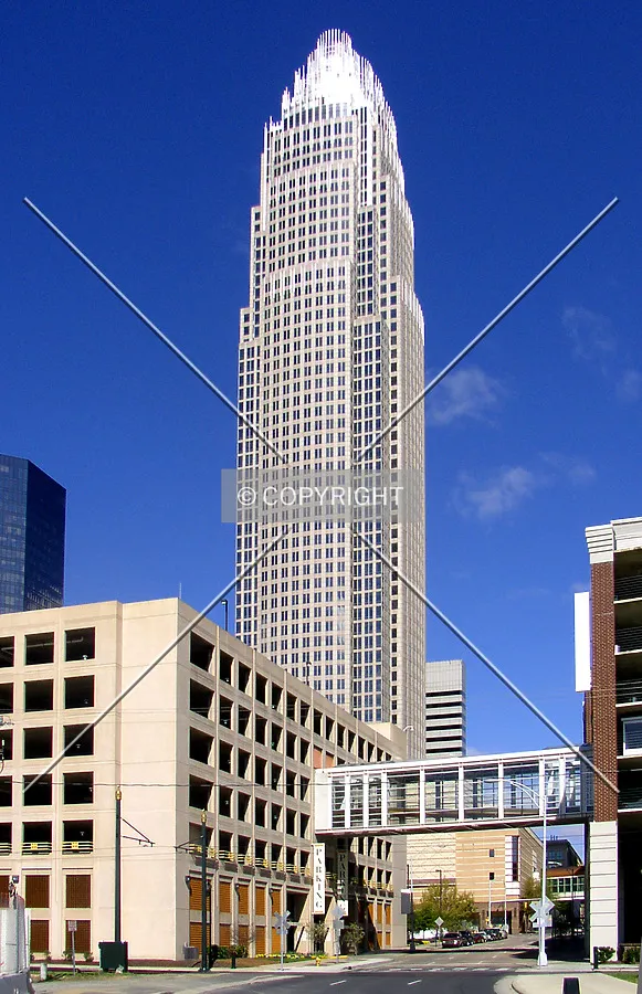 Looking west from East 5th Street
