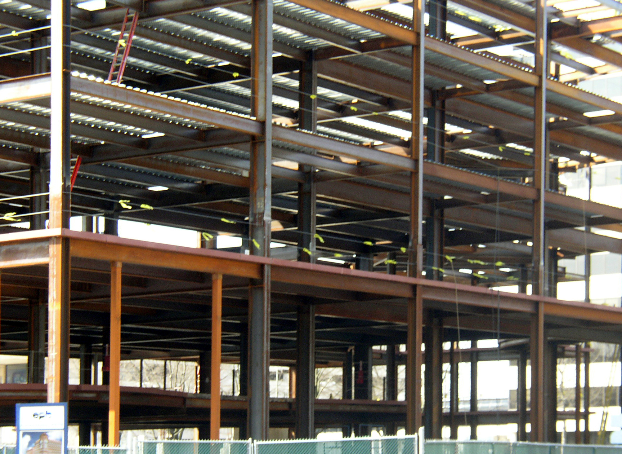 Detail of the framework on the northern side