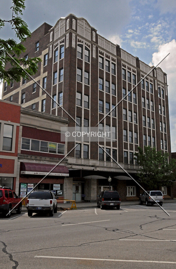 Looking northwest across Franklin Street