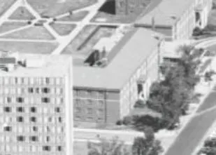 Vintage view from the southeast
