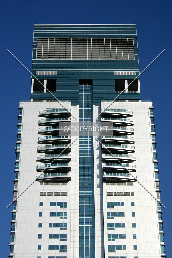Looking up at the top