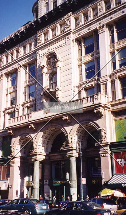 Detail of west facade