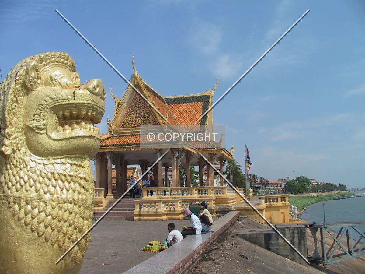 Pavilion by the Tonle Sap River