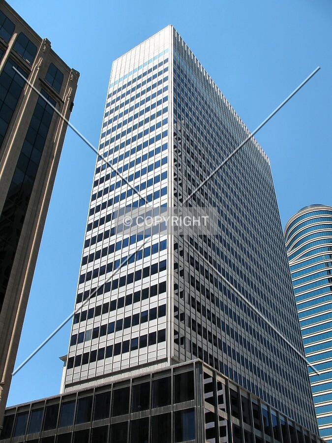 Looking up from 2nd Avenue/6th Street South