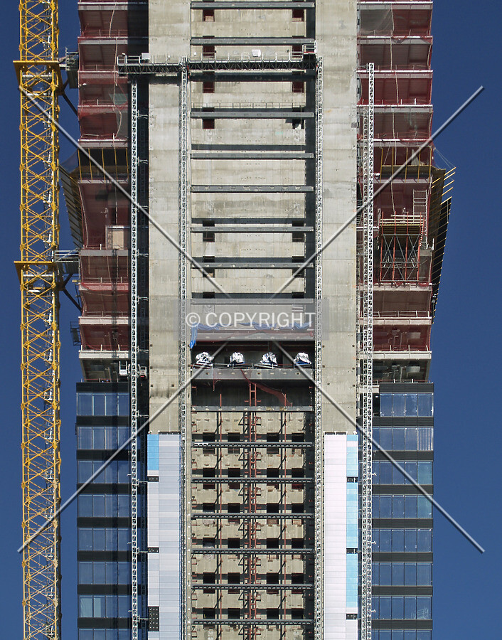 Western façade installation
