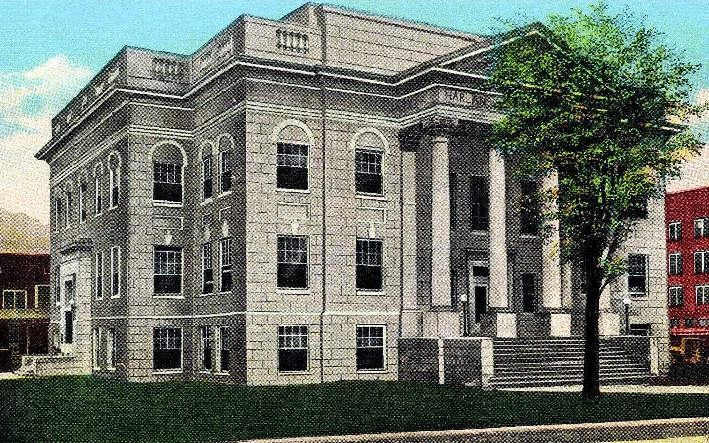 Vintage view from the northwest