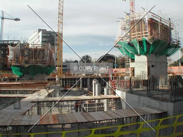 General view of the construcion site