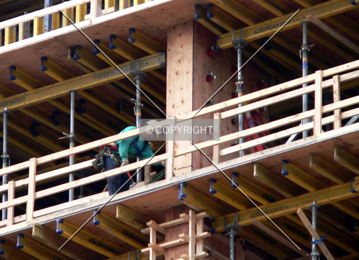 Working on the formwork