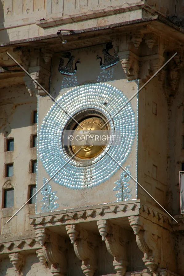 Detail on the east facade