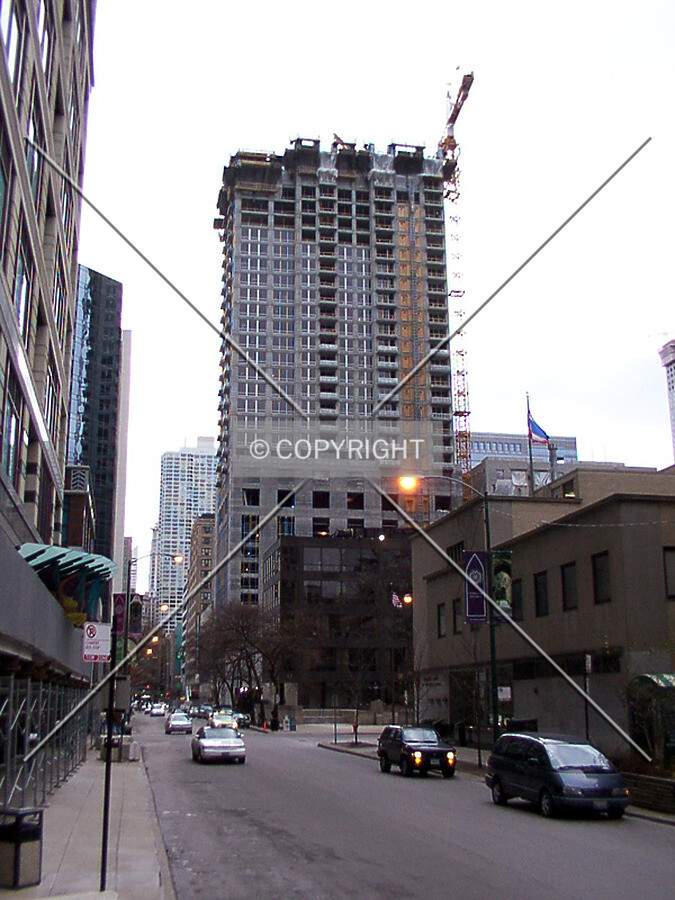 Looking south on Rush Street