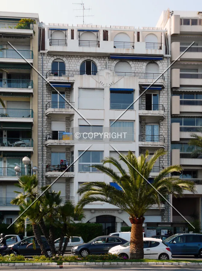 Front side from across Promenade des Anglais