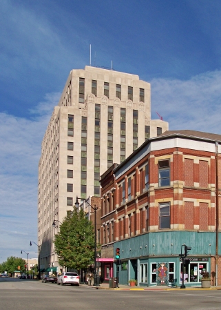View from the southeast