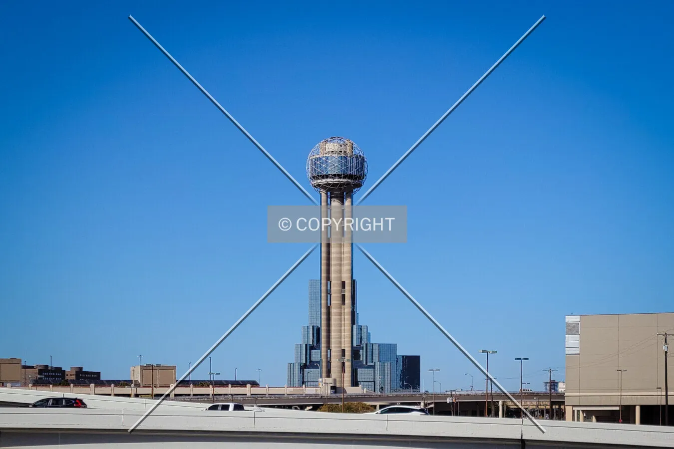 Distant view from the southeast; November 19, 2021