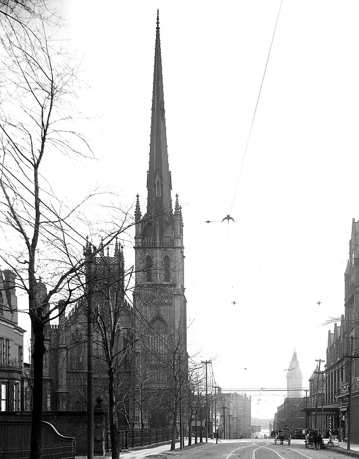 Vintage view from the northwest
