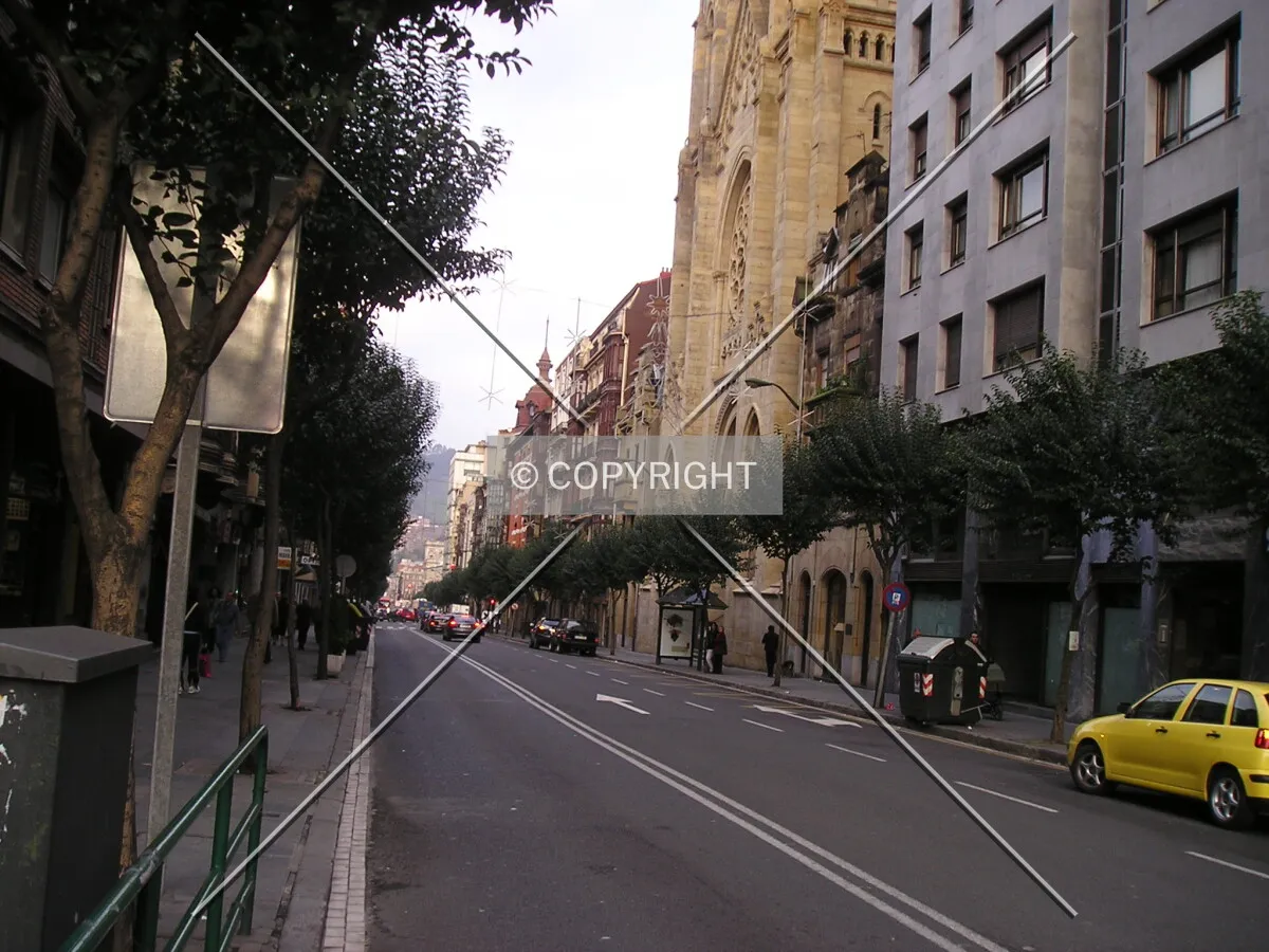 View from near Zabalburu Plaza