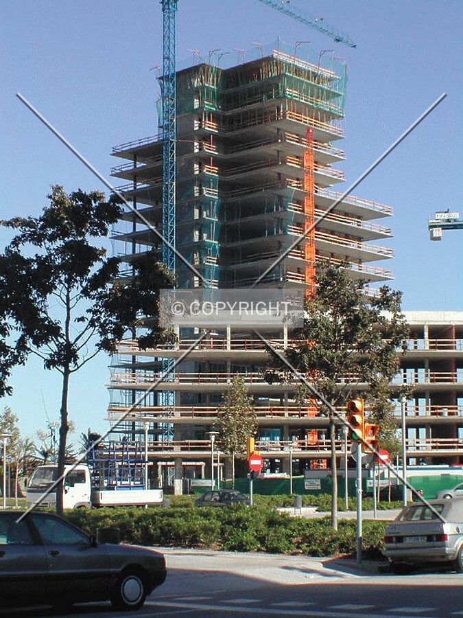 View of the building from the north