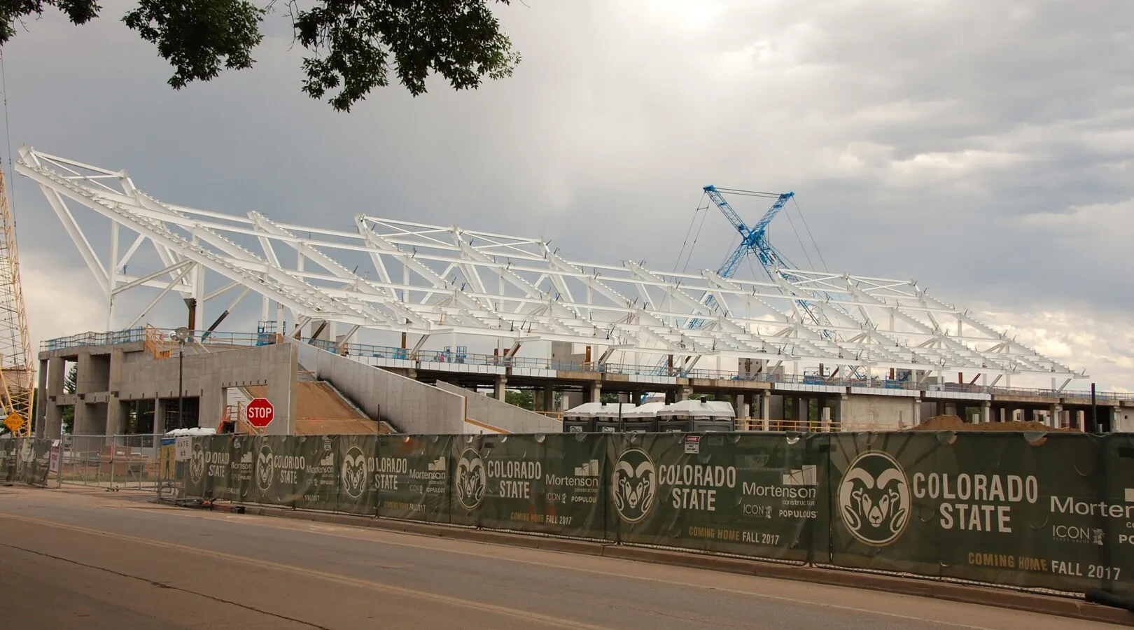 View from the northwest