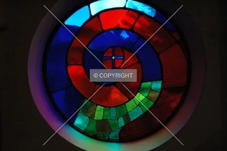 Stained glass oculus
