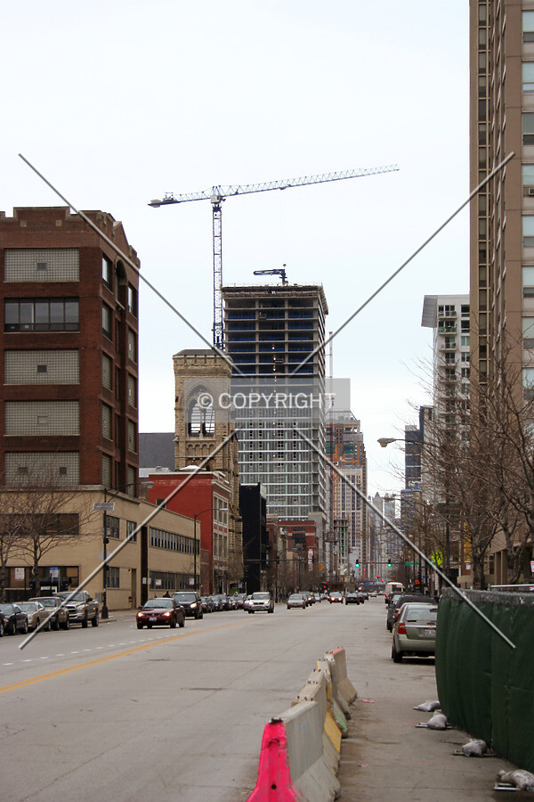 Looking north on Michigan Avenue