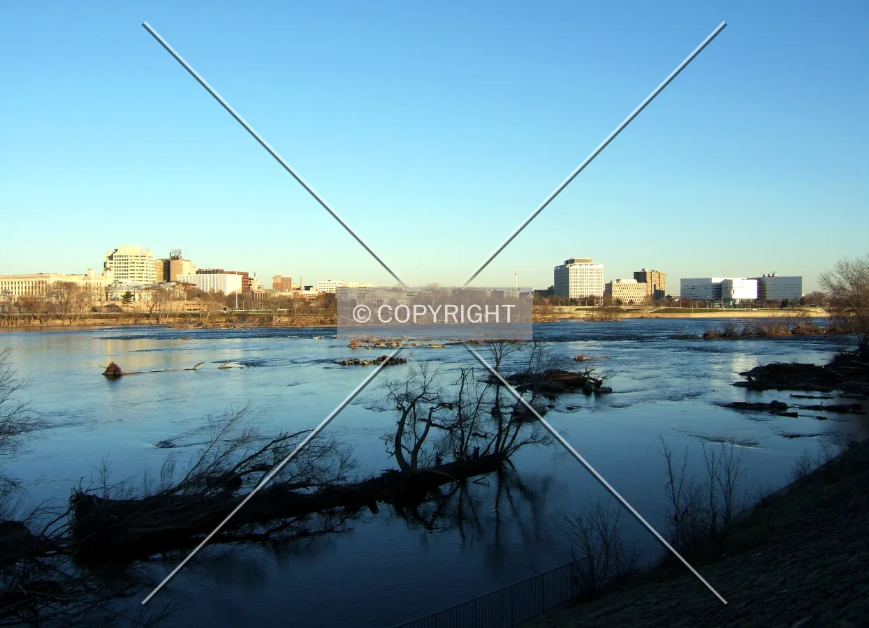 View from the west across the Delaware River