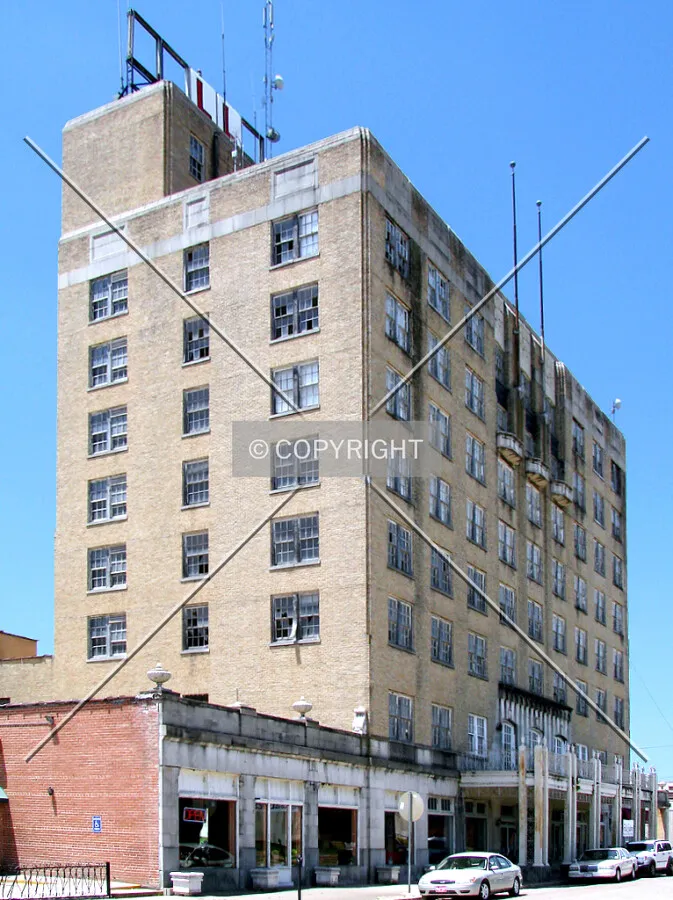 View from the northeast on Coleman Street