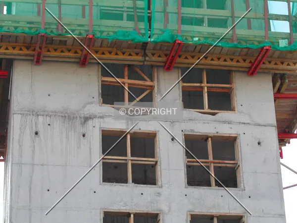 A mistake in the concrete work