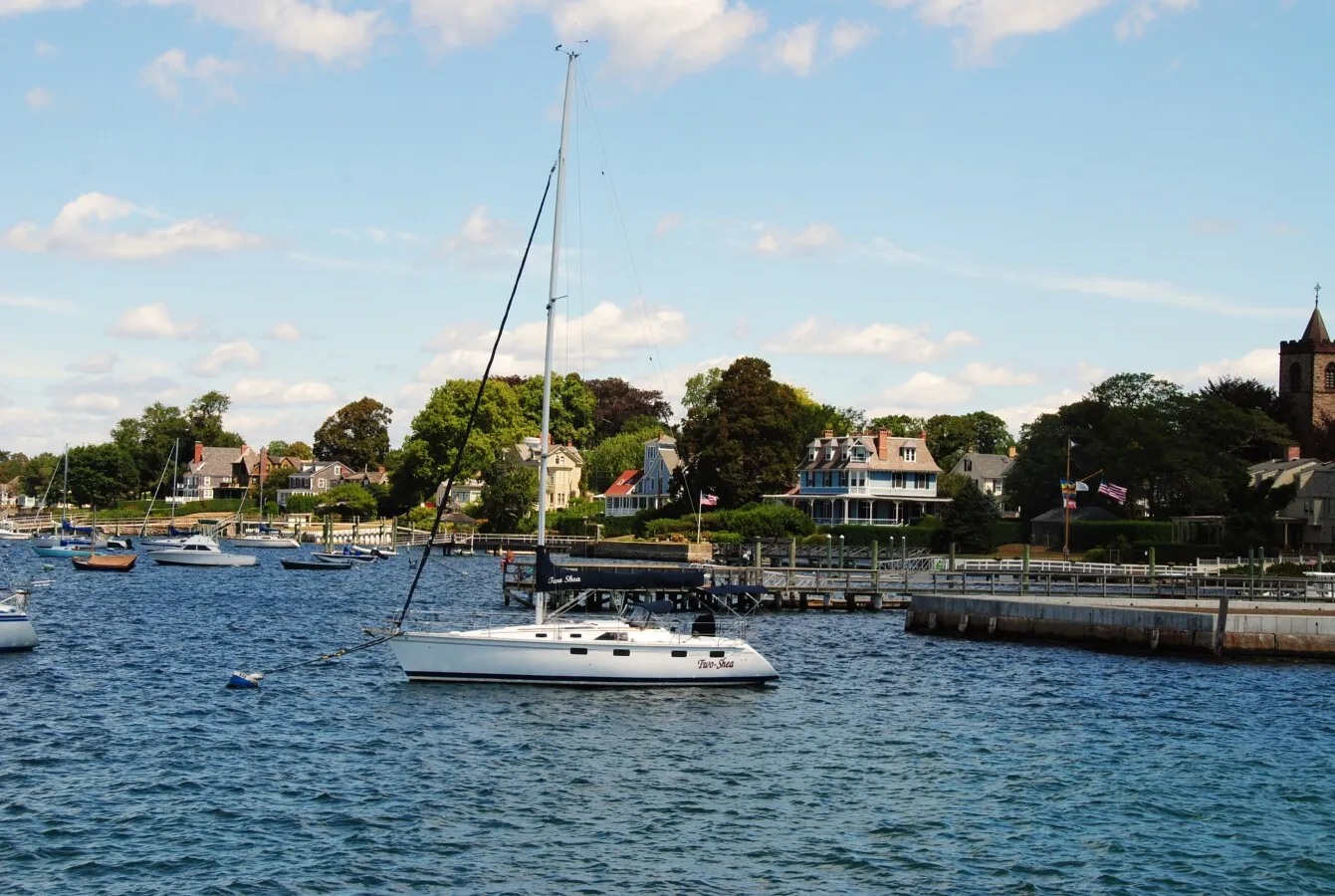 Along the Newport waterfront