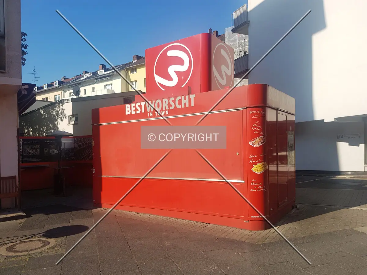 BESTWORSCHT mobile trailer selling sausages