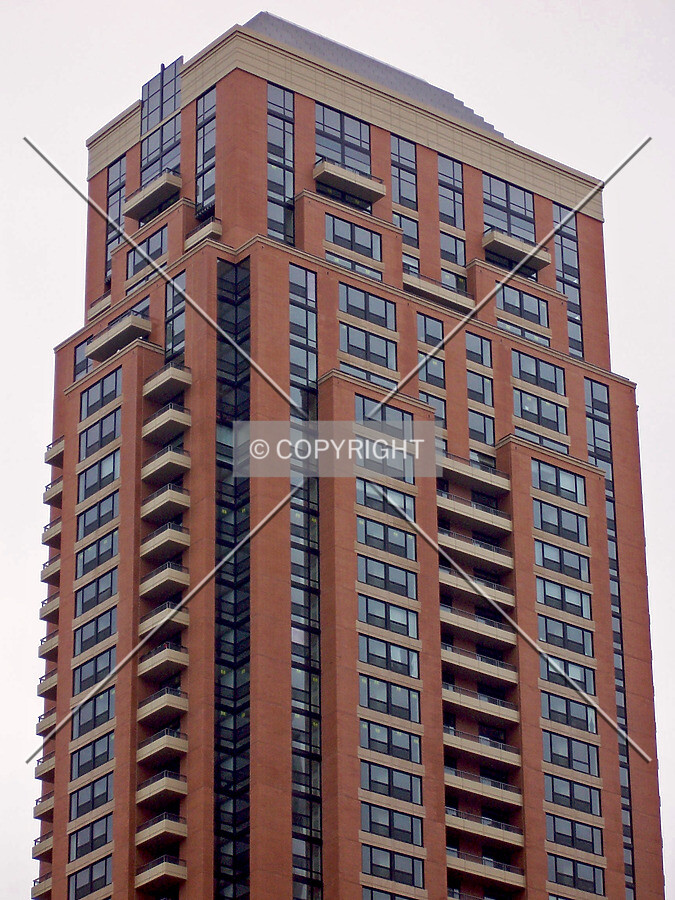 Top of the tower viewed from Grant Park to the northeast