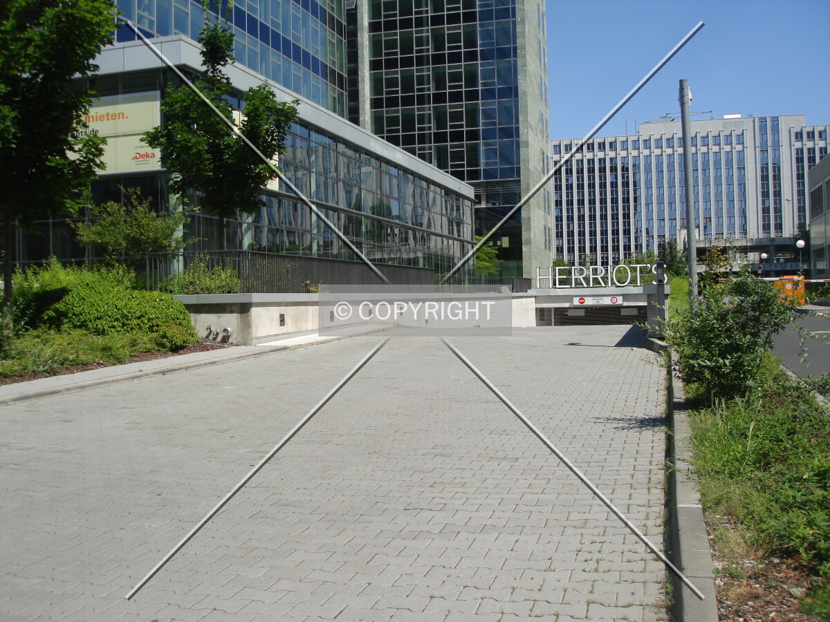 Entrance to car park