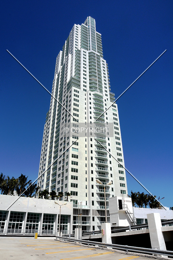 Looking up from the southwest