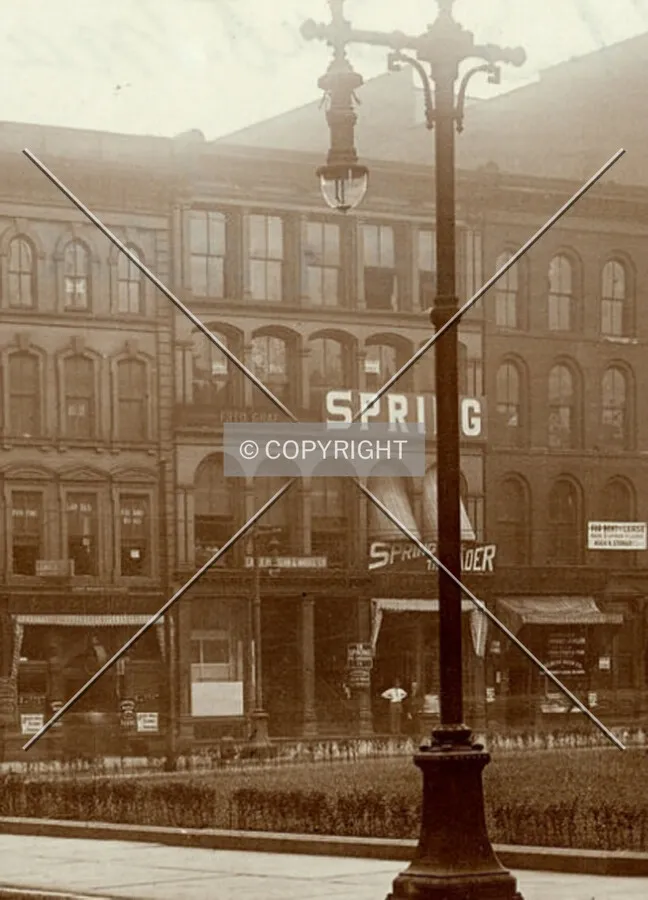 Vintage view from the northwest