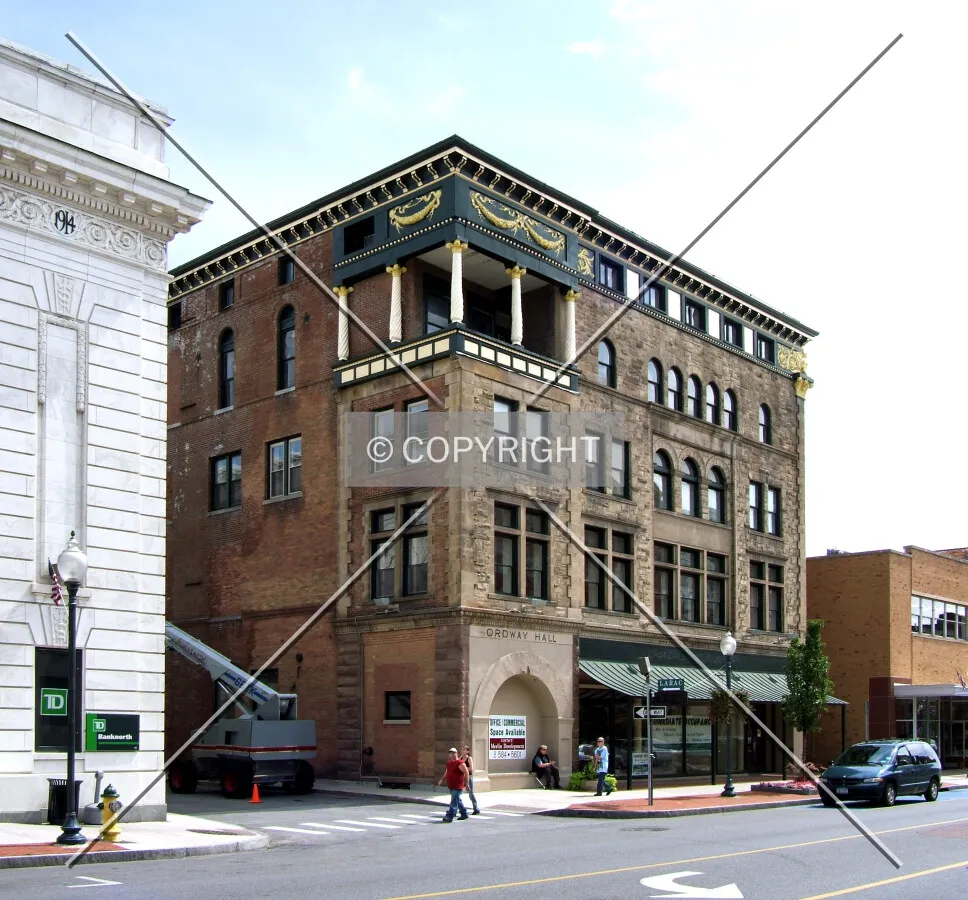View from the west on Glen Street