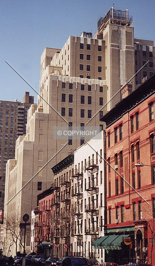 View from the east along 50th Street