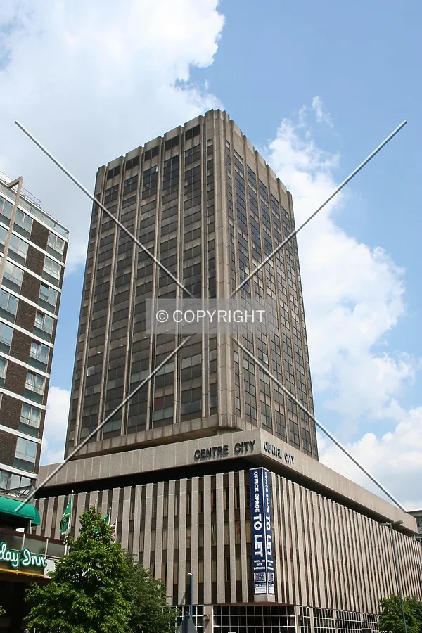 Looking up from Smallbrook Queensway